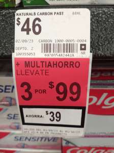 Pasta para dientes Colgate natural extracts a 3 x $99 ($33 c/u) - Walmart La huerta, Morelia