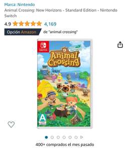Amazon: Animal Crossing Nintendo Switch