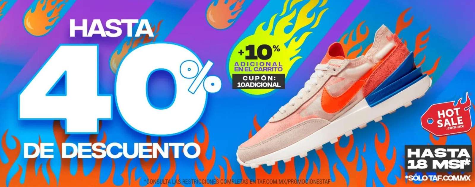 TAF - Hot Sale Hasta 40% + 10% con Cupón - promodescuentos.com