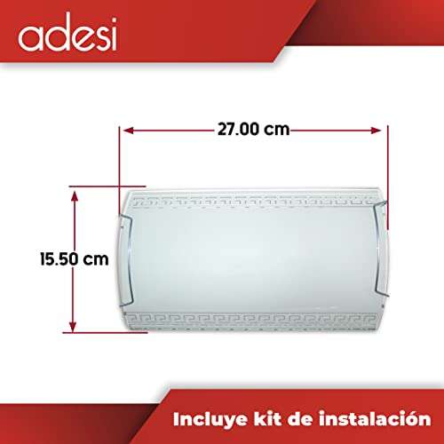Amazon: Lampara De Pared Para Uso Interior, 1 Foco E26, Lámpara de Interior, Color Blanco, Base de Metal y Pantalla De Cristal