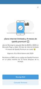 Mercado Pago: 4 meses de Spotify gratis con BAIT