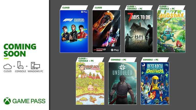 Próximamente en Xbox Game Pass: Assassin's Creed Origin, Bugsnax, For Honor, Unsouled, 7 Days to Die y más