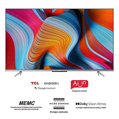 Amazon: Pantalla TCL 50 pulgadas 4K Smart TV LED