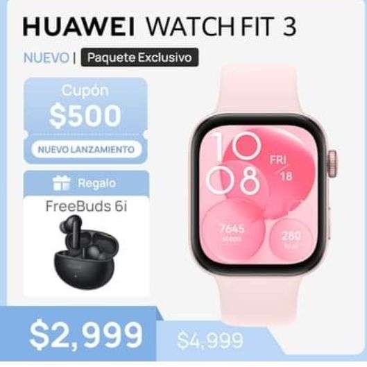 Huawei Store: Watch Fit 3 + freebuds 6i