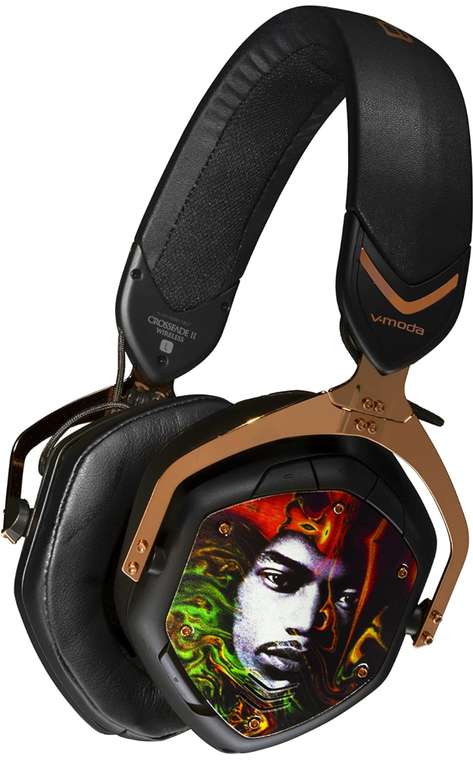 Amazon: V-MODA X Jimi Hendrix Special Edition - Auriculares inalámbricos Bluetooth con micrófono