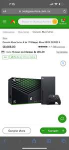 Bodega Aurrera: Consola Xbox Series X de 1 TB Negra Xbox XBOX SERIES X