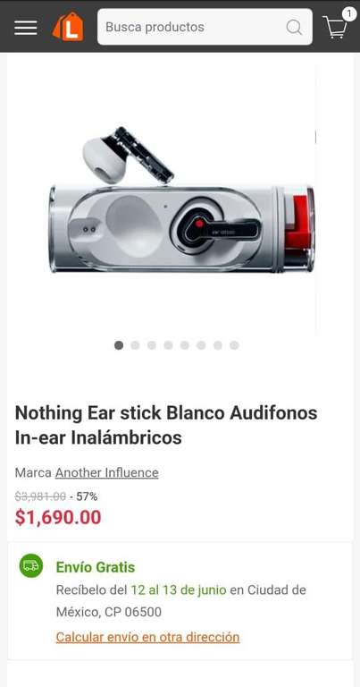 Linio: Nothing Ear stick Blanco Audifonos In-ear Inalámbricos