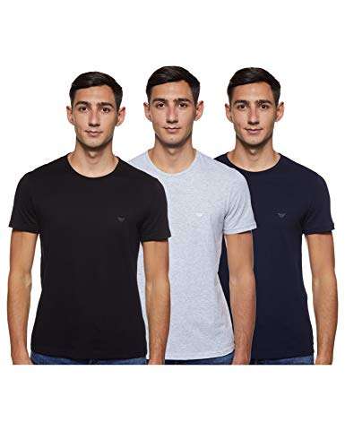Amazon: Emporio Armani Men's 3-Pack T-Shirt