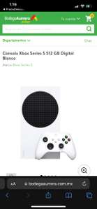 Bodega Aurrera: Xbox Series S 512gb
