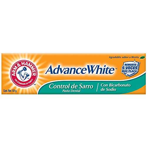 Amazon: Pasta Dental Arm & Hammer Control Sarro Advance White 121 gr