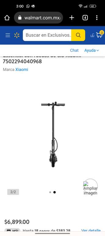 Walmart: Xiaomi scooter essential