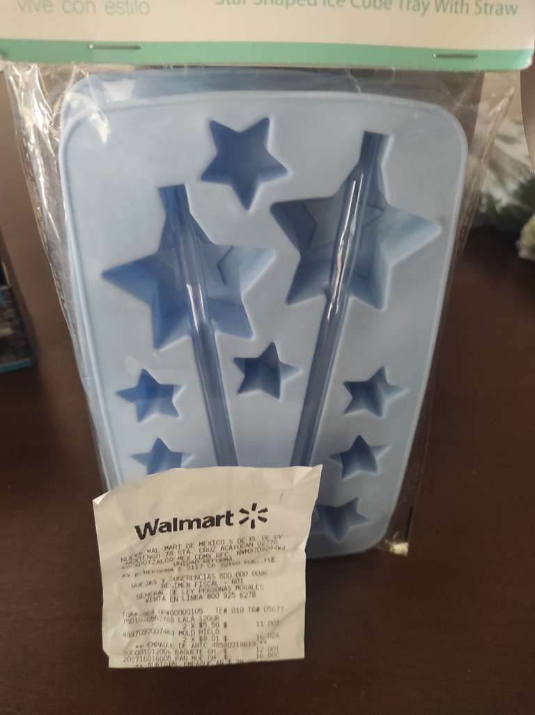 Walmart: Molde paletas y/o hielo