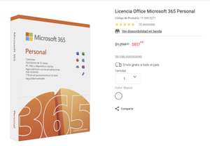 Liverpool: Licencia Office Microsoft 365 Personal