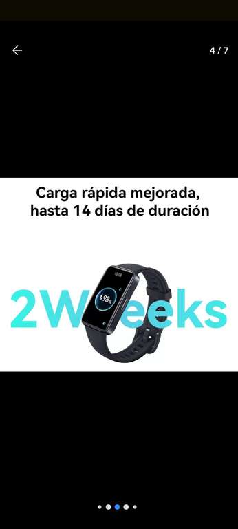 Mercado Libre: Smartwatch Huawei Band 8 1.47'' Batería Hasta 14 Días Negro Diseño de la correa Silicon