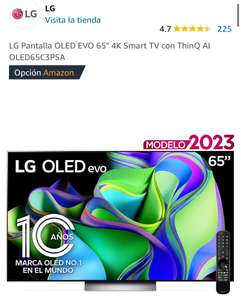 Amazon: LG Pantalla OLED EVO 65"