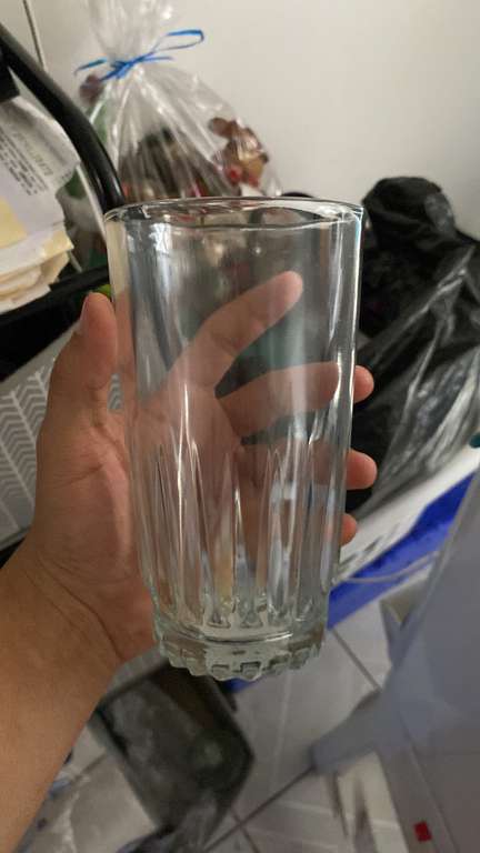 Bodega Aurrera: Vaso de vidrio medio litro