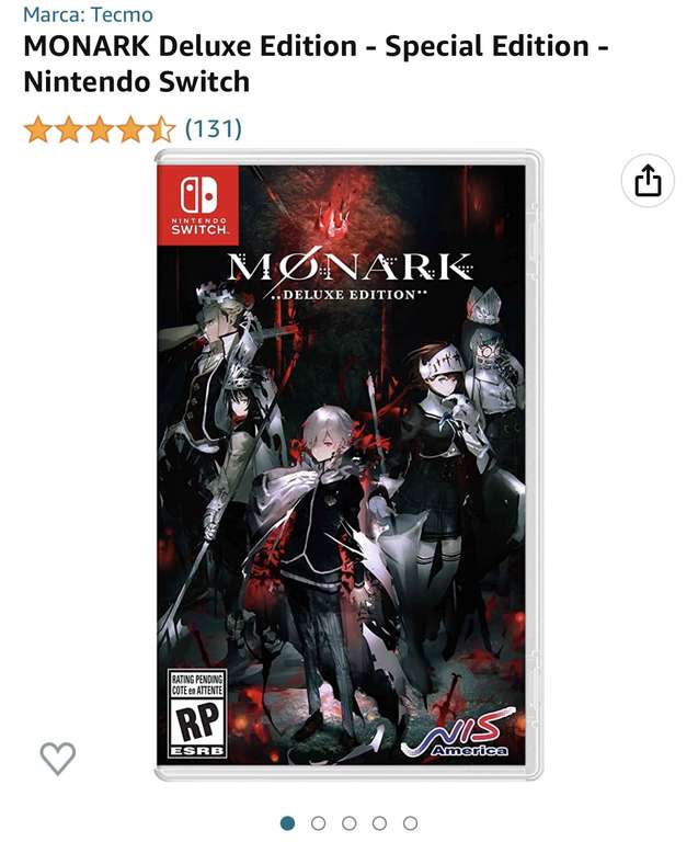 AMAZON: MONARK Deluxe Edition - Special Edition - Nintendo Switch