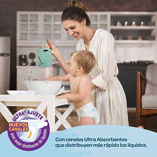 Amazon: Huggies UltraConfort Pañal Desechable para Bebé, Etapa 3 Niña, Paquete con 40 Piezas, Ideal para niñas de 7 a 10 kg