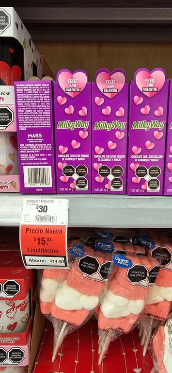 Walmart Express: Chocolates en liquidación | Ejemplo: Chocolate MilkyWay