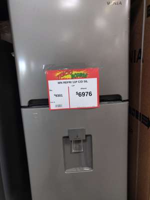 Bodega Aurrera: Refrigerador winia 11p (mas + electrodomésticos)