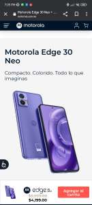 Motorola: Celular Moto Edge 30 Neo