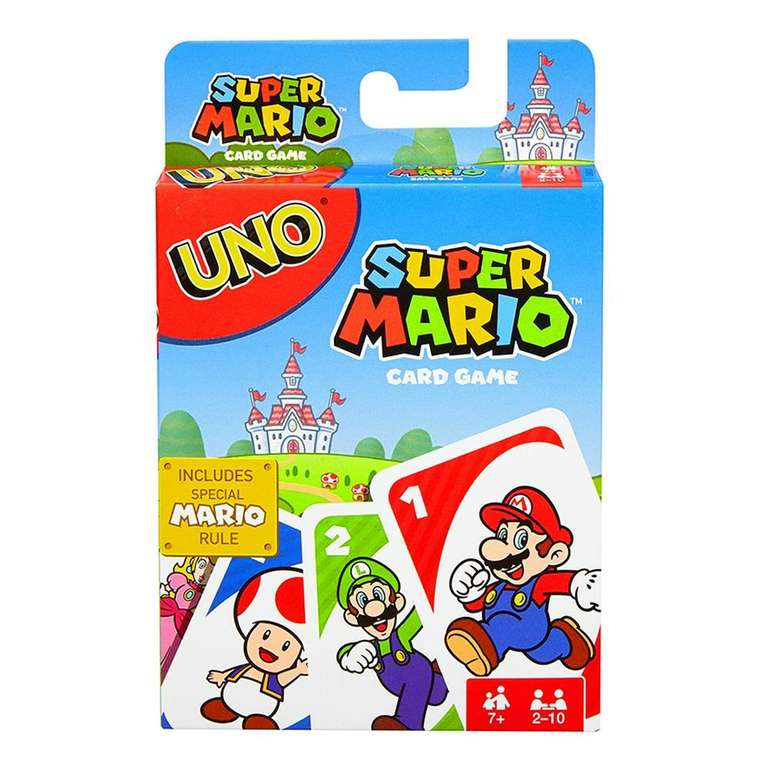 Walmart: Juego de cartas UNO MATTEL Super Mario
