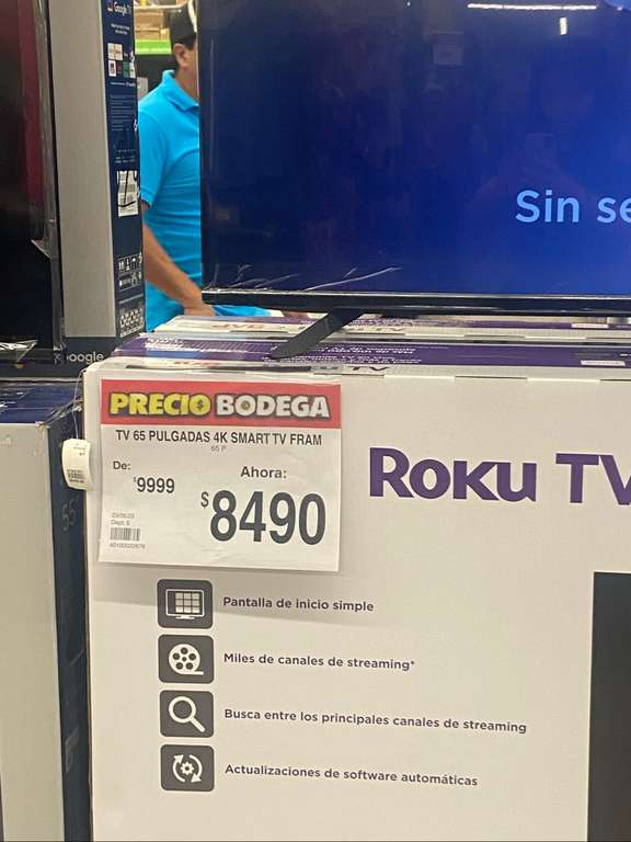 Bodega Aurrera: TV 65 pulgadas 4K Smart TV