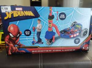 Scooter spiderman en Walmart