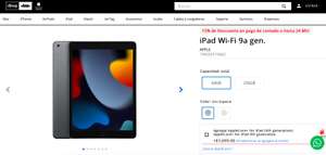 iPad Wi-Fi 9a + American Express y iShop