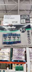 Costco Metepec :Desodorante Gillete paquete de 4 piezas