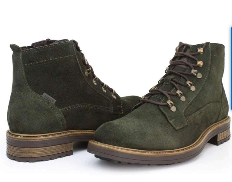 Coppel: botas de piel Levi's color verde