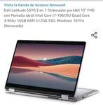 Amazon: Dell Latitude 5310 Laptop 13" FHD con Pantalla táctil Intel Core i7-10610U 16GB RAM 512GB SSD (Renovado/Excelente)