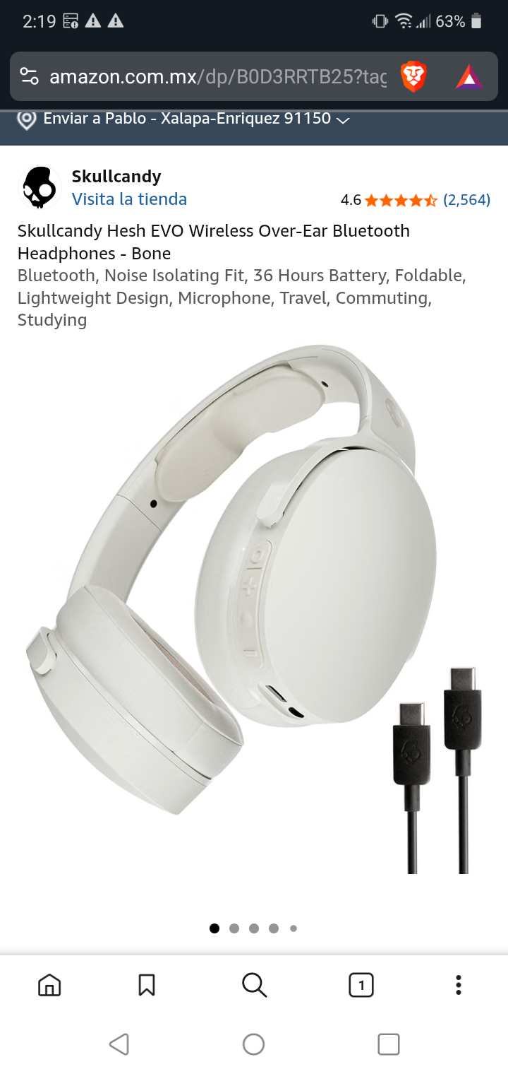 Amazon: Skullcandy Hesh EVO Wireless Over-Ear Bluetooth Headphones -