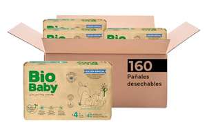 Amazon: Pañal Bio Baby Edición Paper Bag T4 Grande 160 pañales - Planea y Ahorra