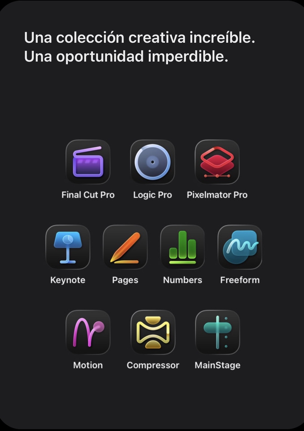 Suscripcion a programas de Apple