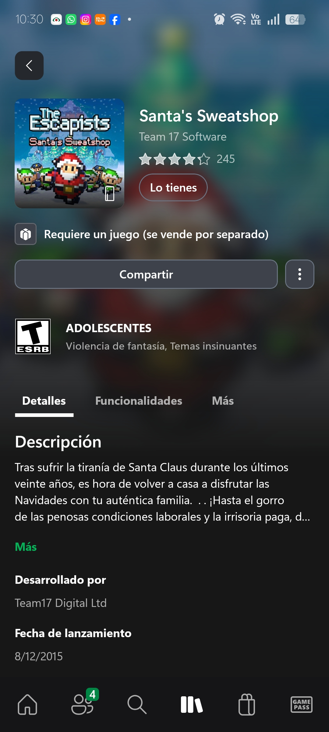 Xbox: Santa's Sweatshop