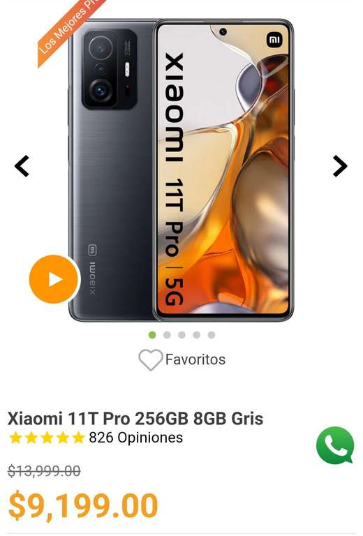 Doto: Xiaomi 11T Pro 8gb 256gb