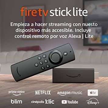 Amazon adelanto Prime Day 2022: Fire TV Stick Lite con control remoto por voz Alexa, Lite, Dispositivo de streaming HD, edición 2020