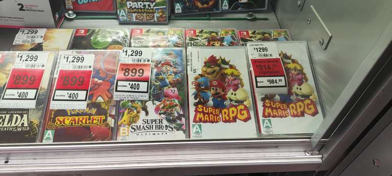 Super mario RPG nintendo switch en Walmart colima