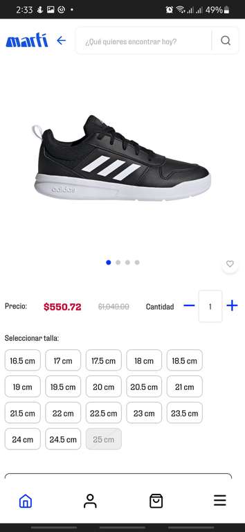 Martí Tenis adidas Correr Tensaur Varias tallas - promodescuentos.com