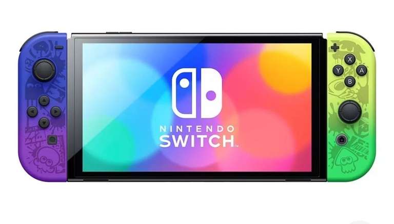 Mercado Libre: Nintendo switch OLED de Splatoon 3 version de Hong Kong
