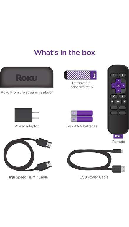 Amazon: Roku Premiere Streaming HD 4K ( Importado )