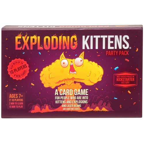 Amazon: Exploding Kittens - Party Pack, mejor precio histórico