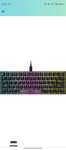 Amazon: Teclado Corsair K65 RGB Mini 60 Mechanical Gaming Keyboard - Cherry MX Red Mechanical Keyswitches