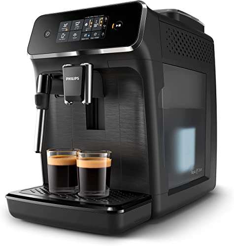 Amazon: Philips Carina 1200-Series EP1220/04 - Máquina de espresso programable multifunción compacta con varita de vapor Panarello
