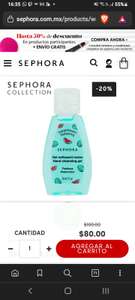 Sephora: Gel limpiador para manos (con cupón paypal $70 Sephora)