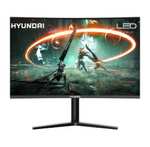 CyberPuerta: Monitor Gamer Curvo Hyundai HT32CGMBK01 LED 32", Full HD, 165Hz, HDMI, Negro