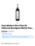 Rappi: 3 Botellas de Vino Tinto Casa Madero 3V + 405 Rappicreditos