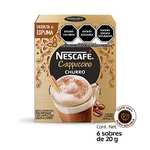 Amazon: Café Soluble Nescafé Cappuccino Churro 6 Sticks 20g c/u | envío gratis con Prime