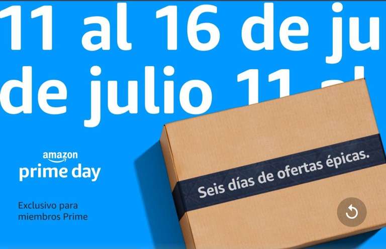 Amazon Prime Day 2023 del 11 al 16 de julio